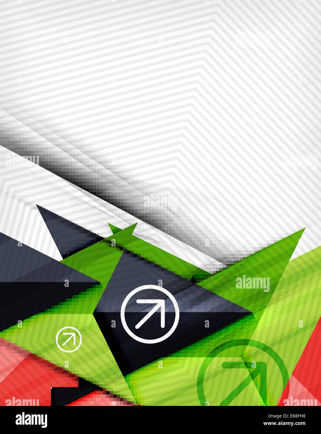 Geometric abstraction business poster. For banners, business ...