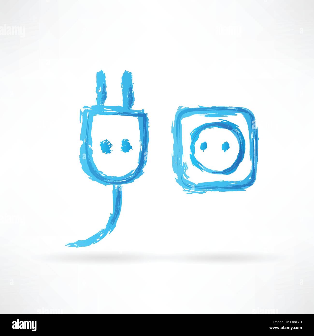 plug and socket icon Stock Vector Image & Art - Alamy