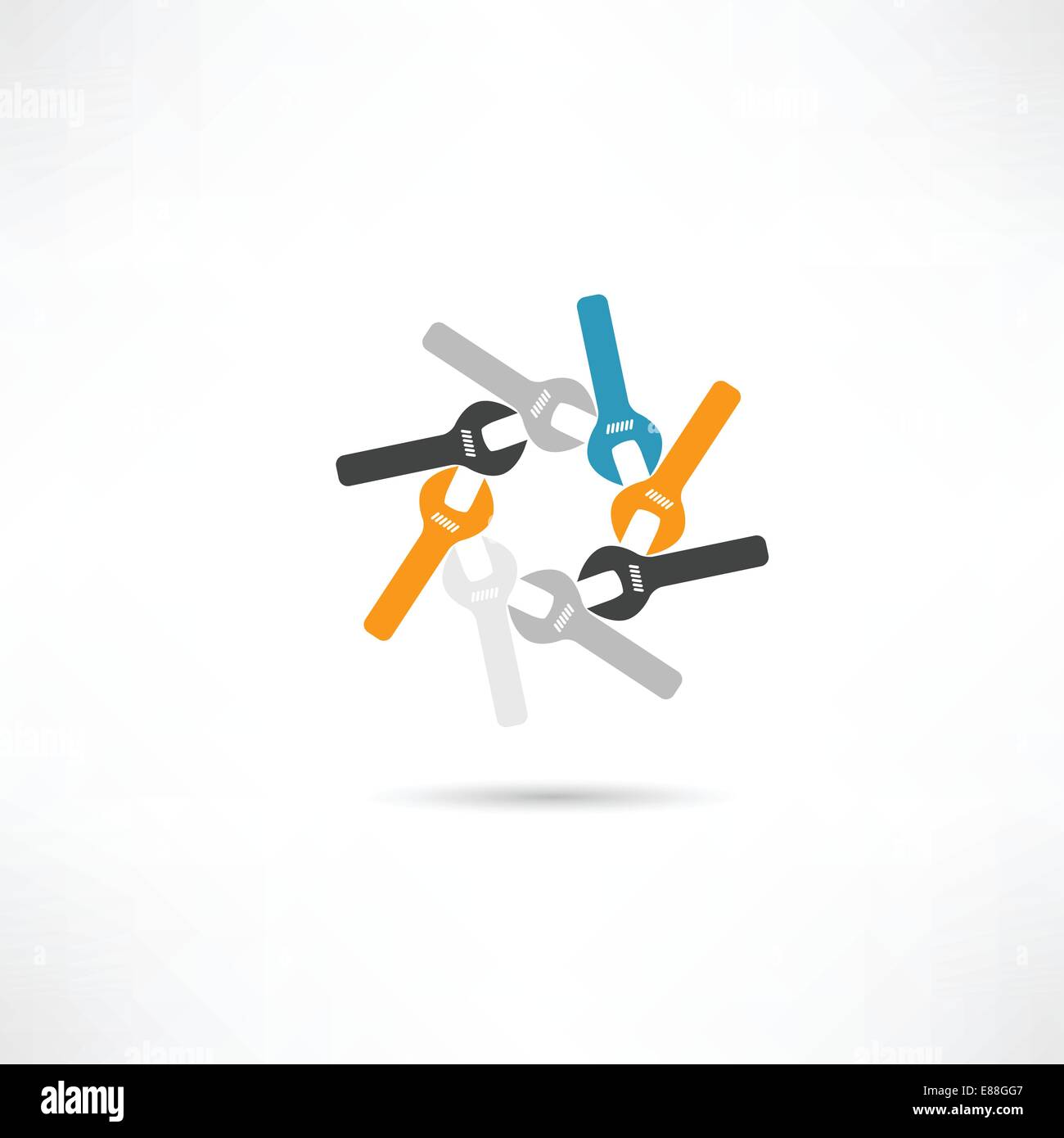 Circle wrench icon Stock Vector Image & Art Alamy