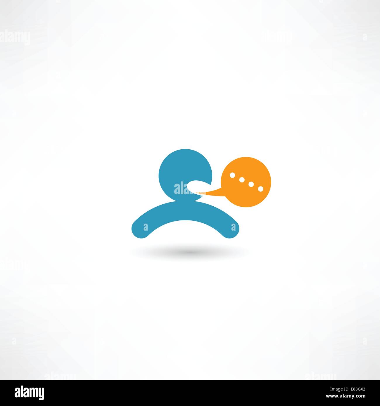 Helping Other Human Communication Icon Stock Vector Art