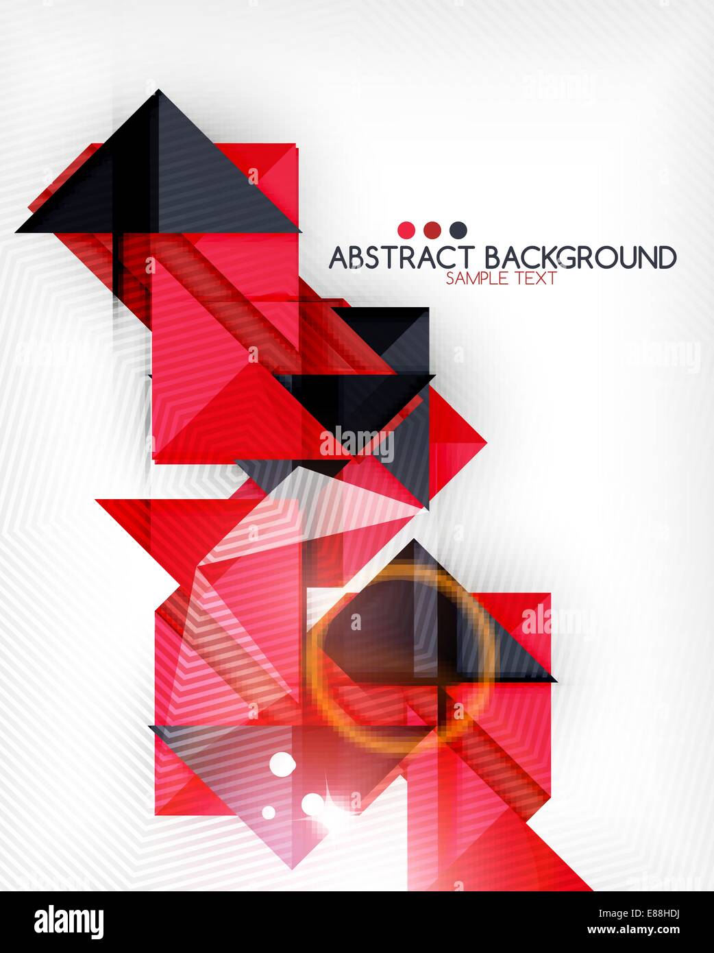 Triangle geometric shape abstract background. Bright abstraction Stock ...