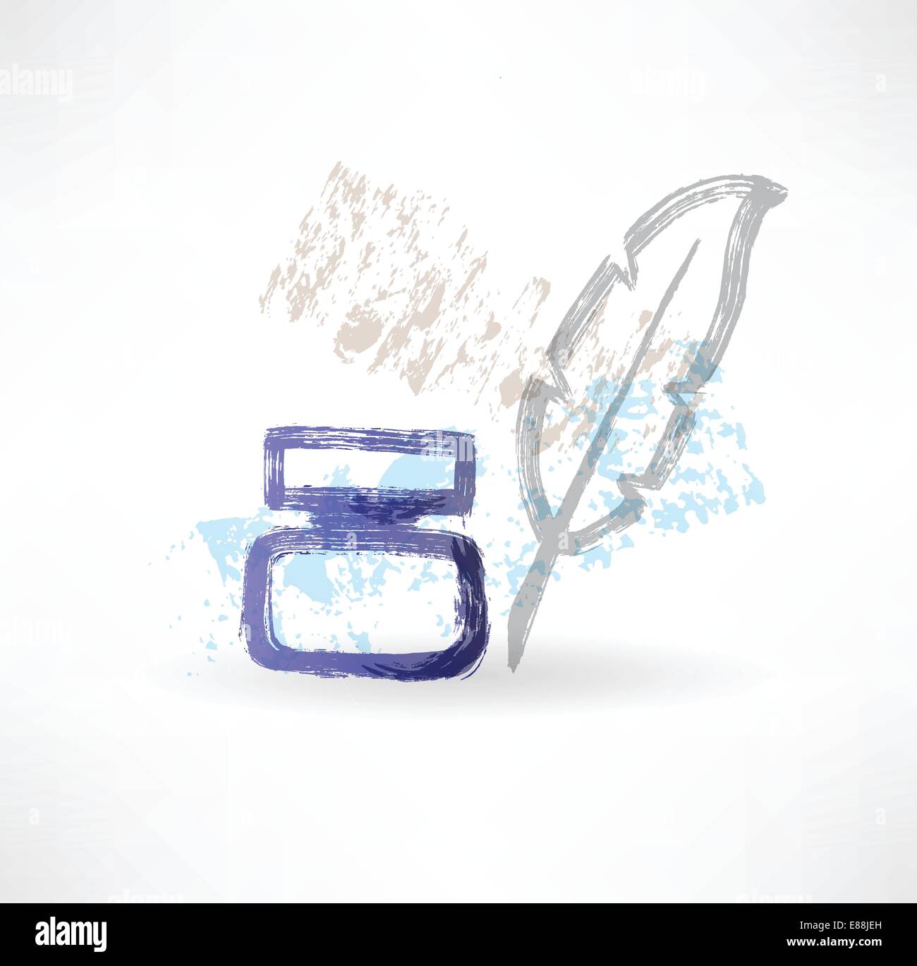 writing grunge icon Stock Vector Image & Art - Alamy