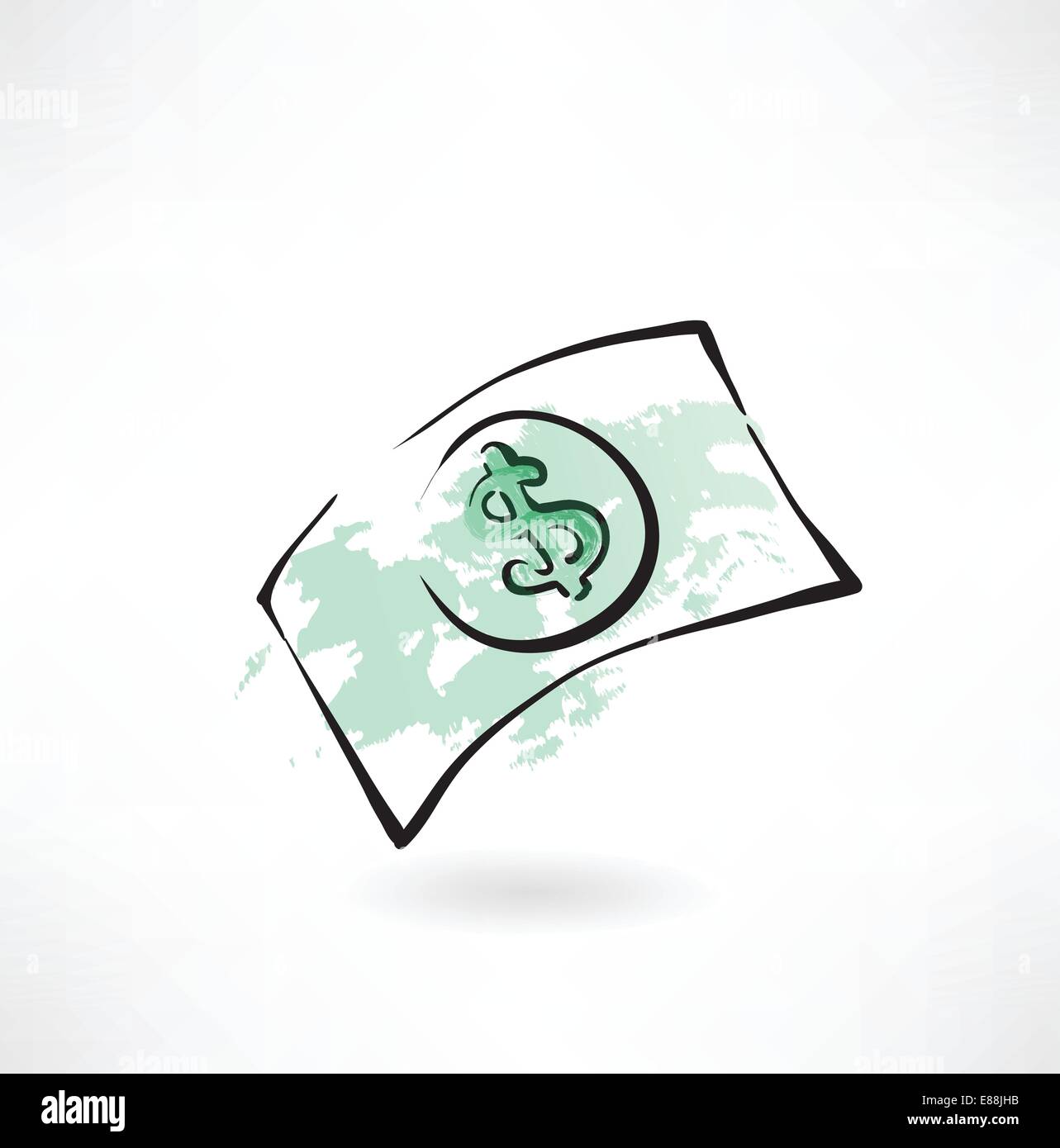 One dollar bill cartoon graphic hi-res stock photography and images - Alamy