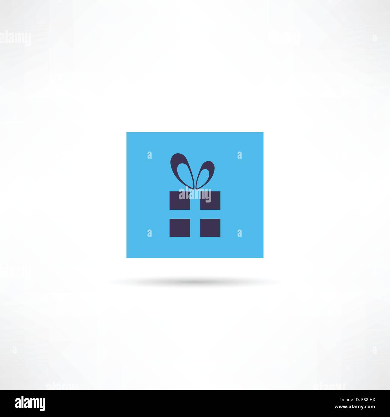 gift box with a bow icon Stock Vector Image & Art - Alamy