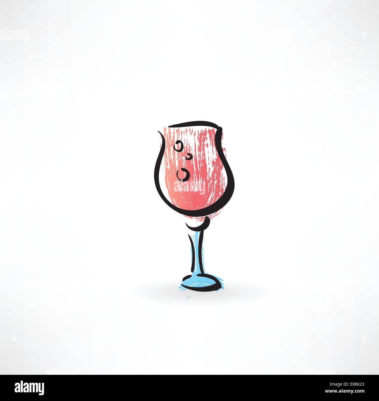 Glass red sparkling wine Stock Vector Images - Alamy