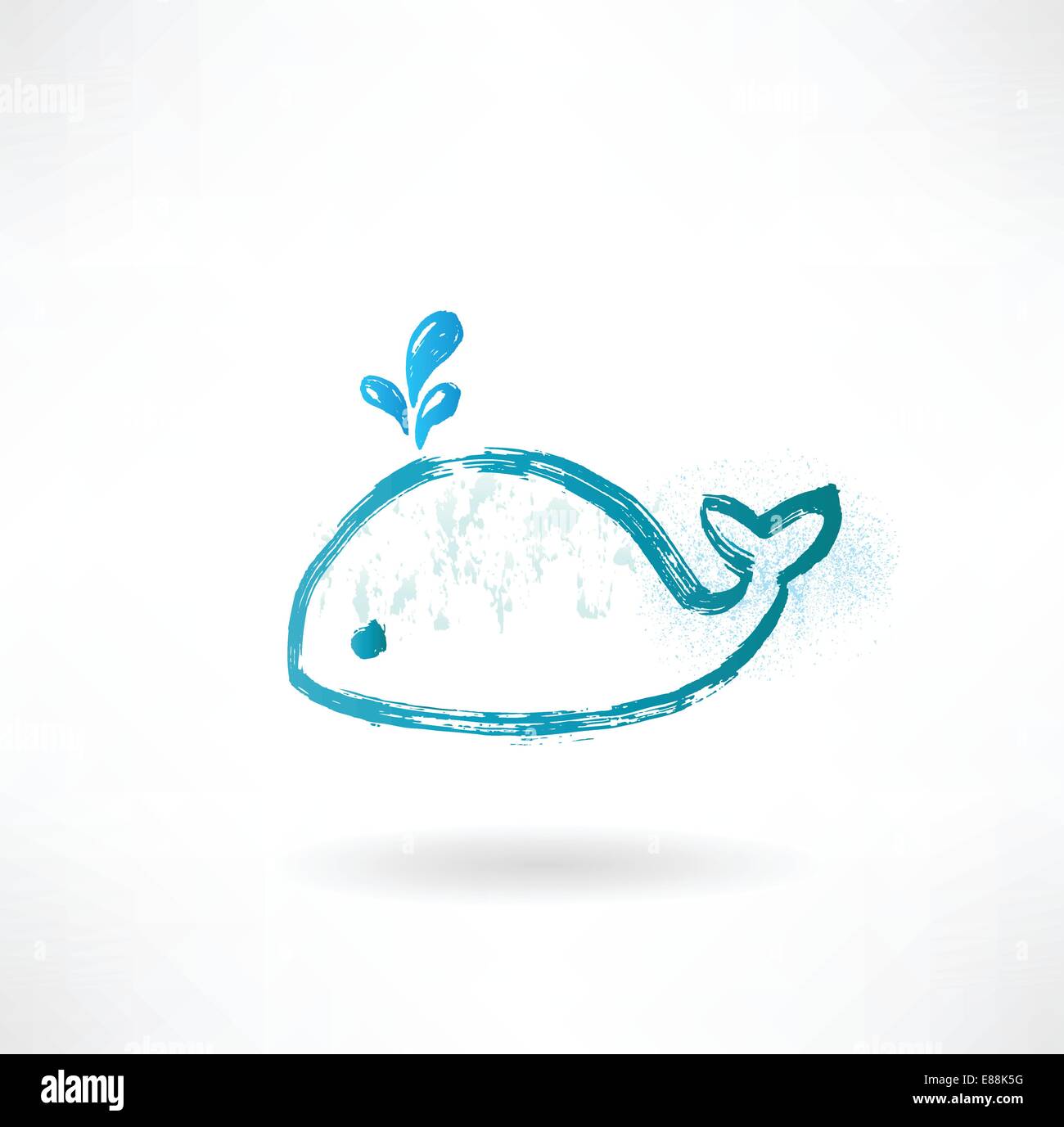 Funny blue whale cartoon hi-res stock photography and images - Alamy