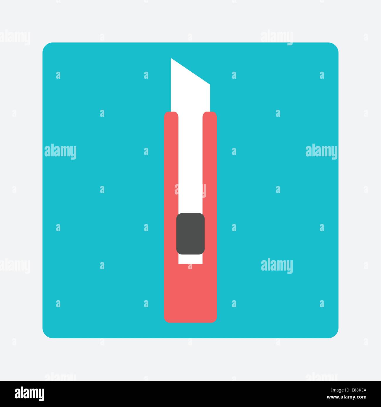 Paintbrush stationery icon Stock Vector Images - Alamy