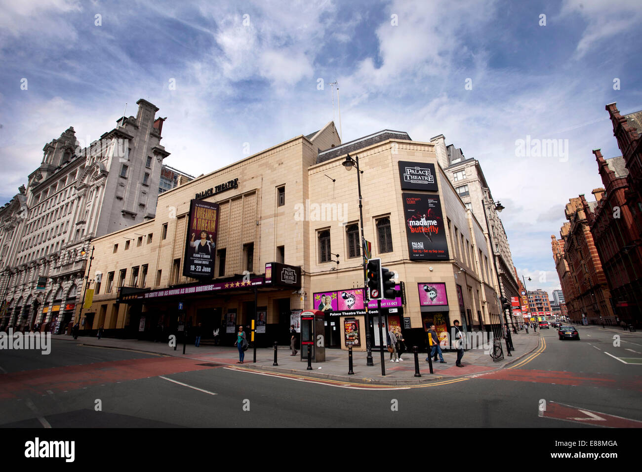 25/6/12 GV of the Palace Theatre , Oxford Road , Manchester . Stock Photo