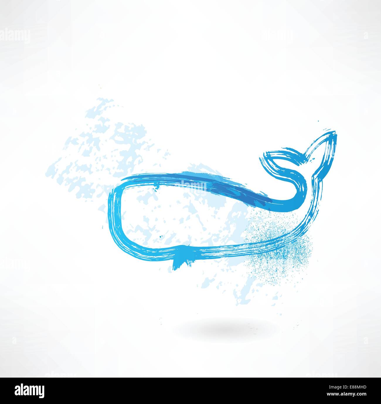 whale grunge icon Stock Vector Image & Art - Alamy