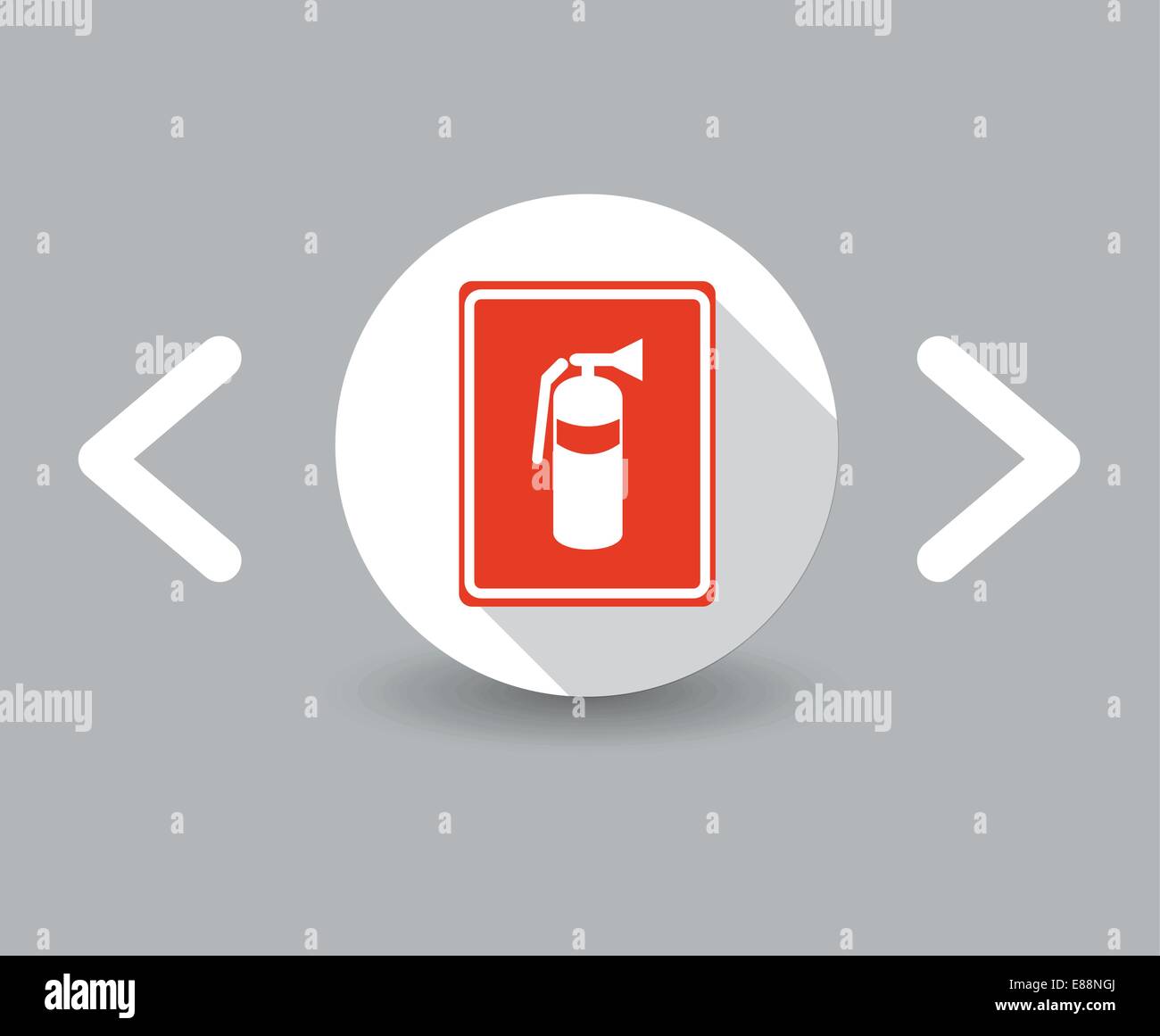 Fireman extinguishing fire in Stock Vector Images - Alamy