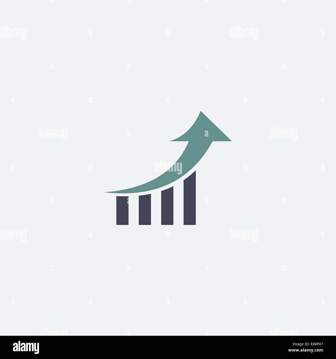 Business growth chart 3d Stock Vector Images - Alamy