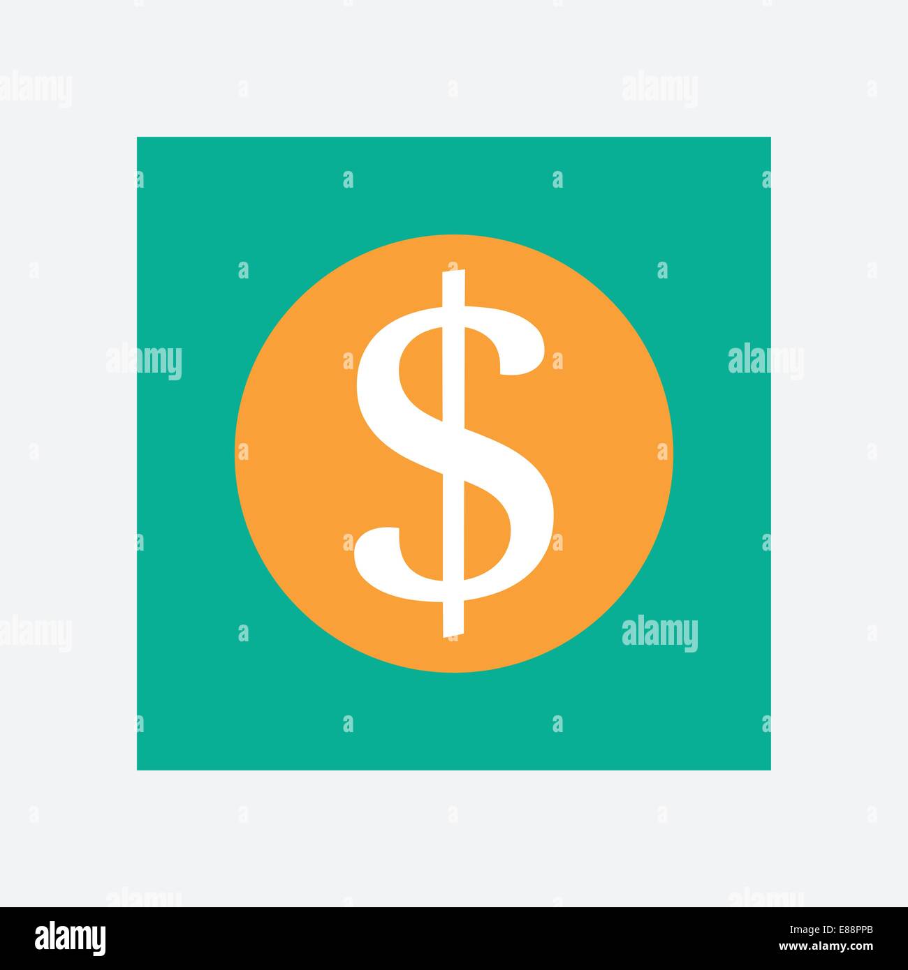 Dollar coin icon Stock Vector Image & Art - Alamy