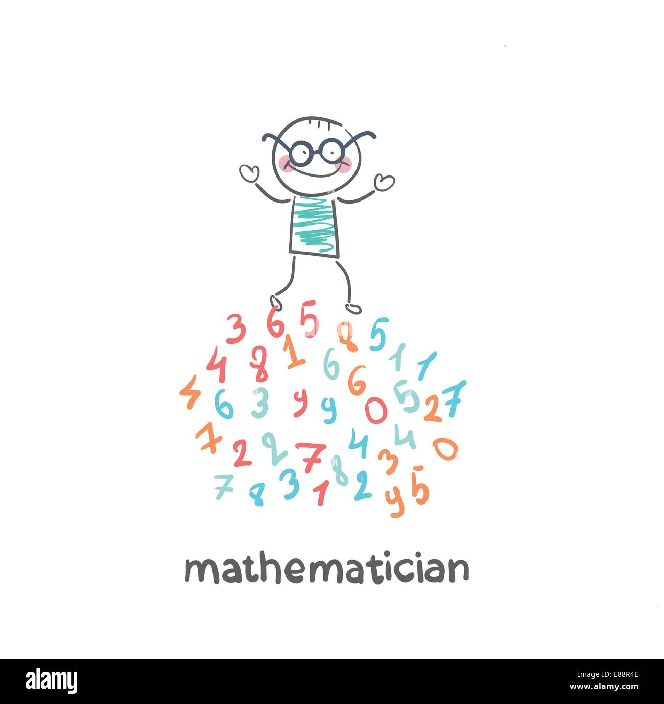 mathematician is on the numbers Stock Vector Image & Art - Alamy