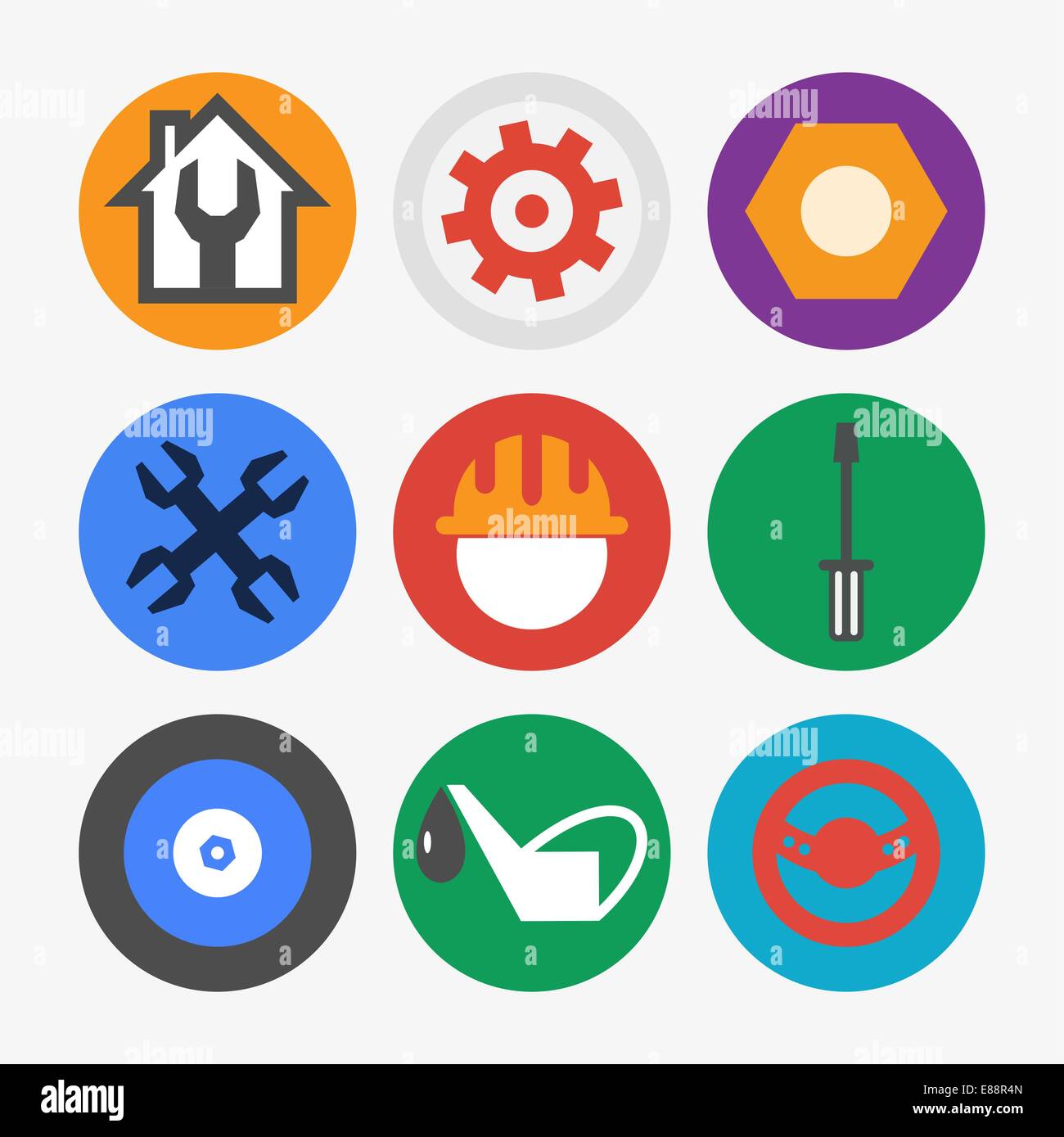 Car maintenance and repair icon set Stock Vector Image & Art - Alamy