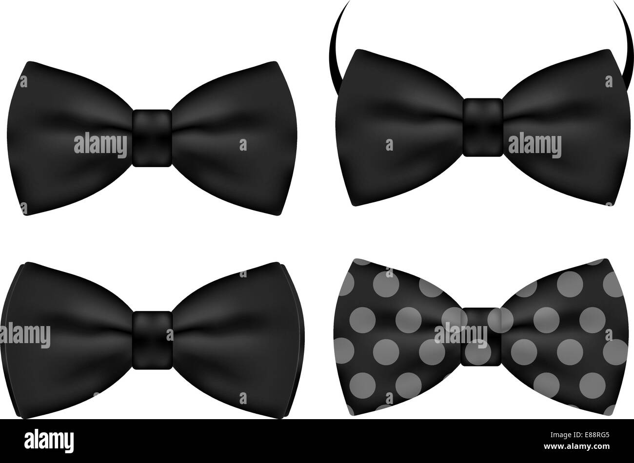 Set of bow ties Stock Vector Image & Art Alamy