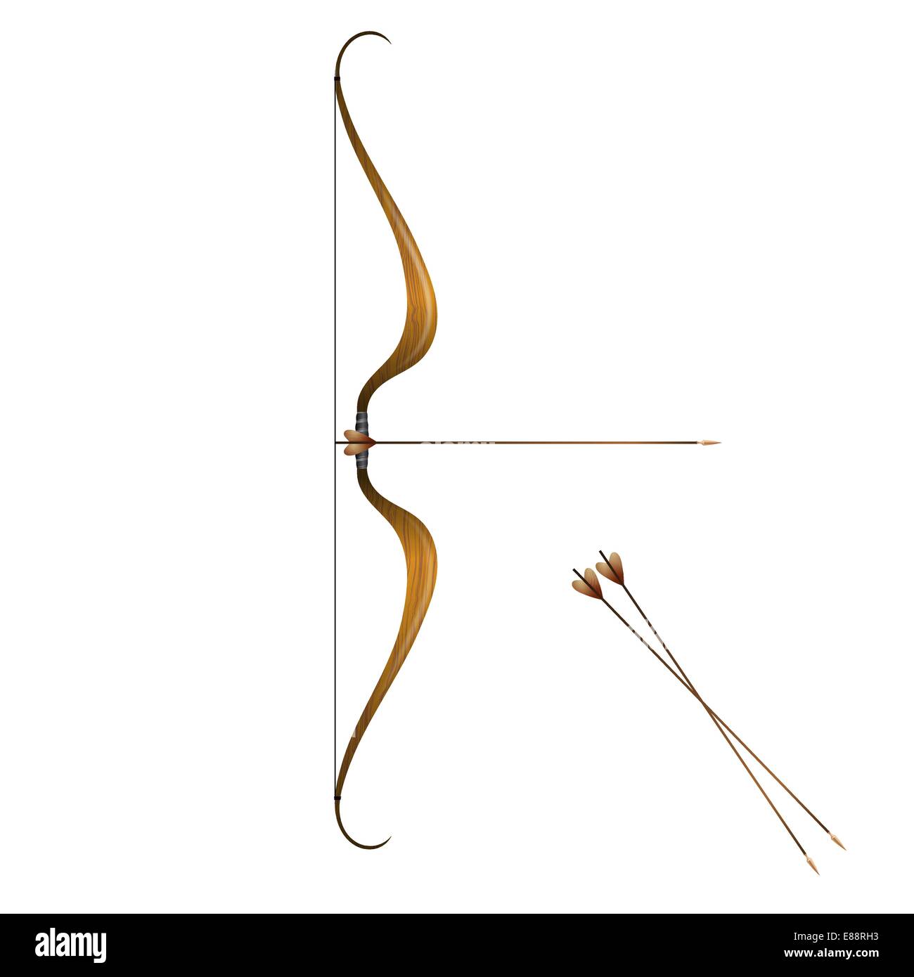 Vintage bow and arrows Stock Vector Image & Art - Alamy