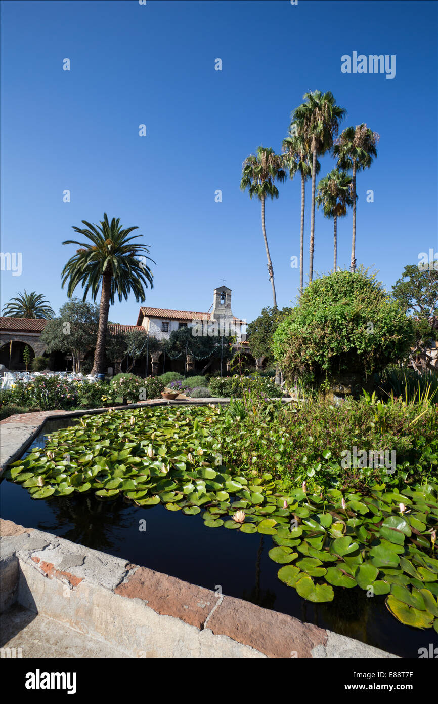 Central courtyard, Mission San Juan Capistrano, city of San Juan