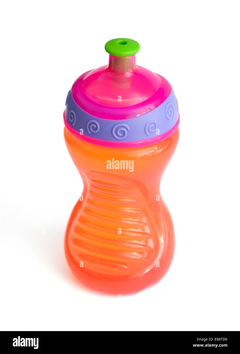 infant toddler drinking bottle Stock Photo