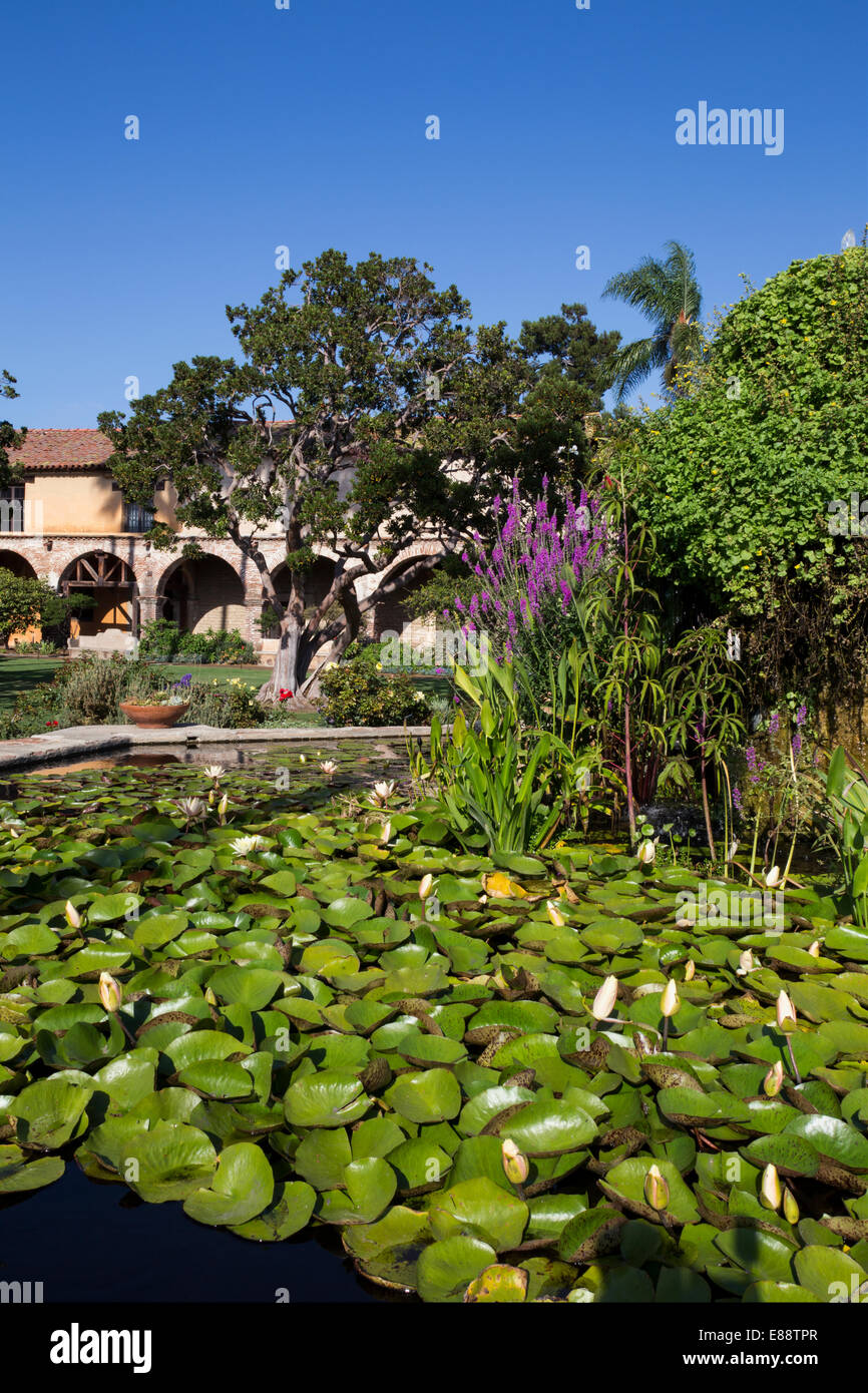 Central courtyard, Mission San Juan Capistrano, city of San Juan