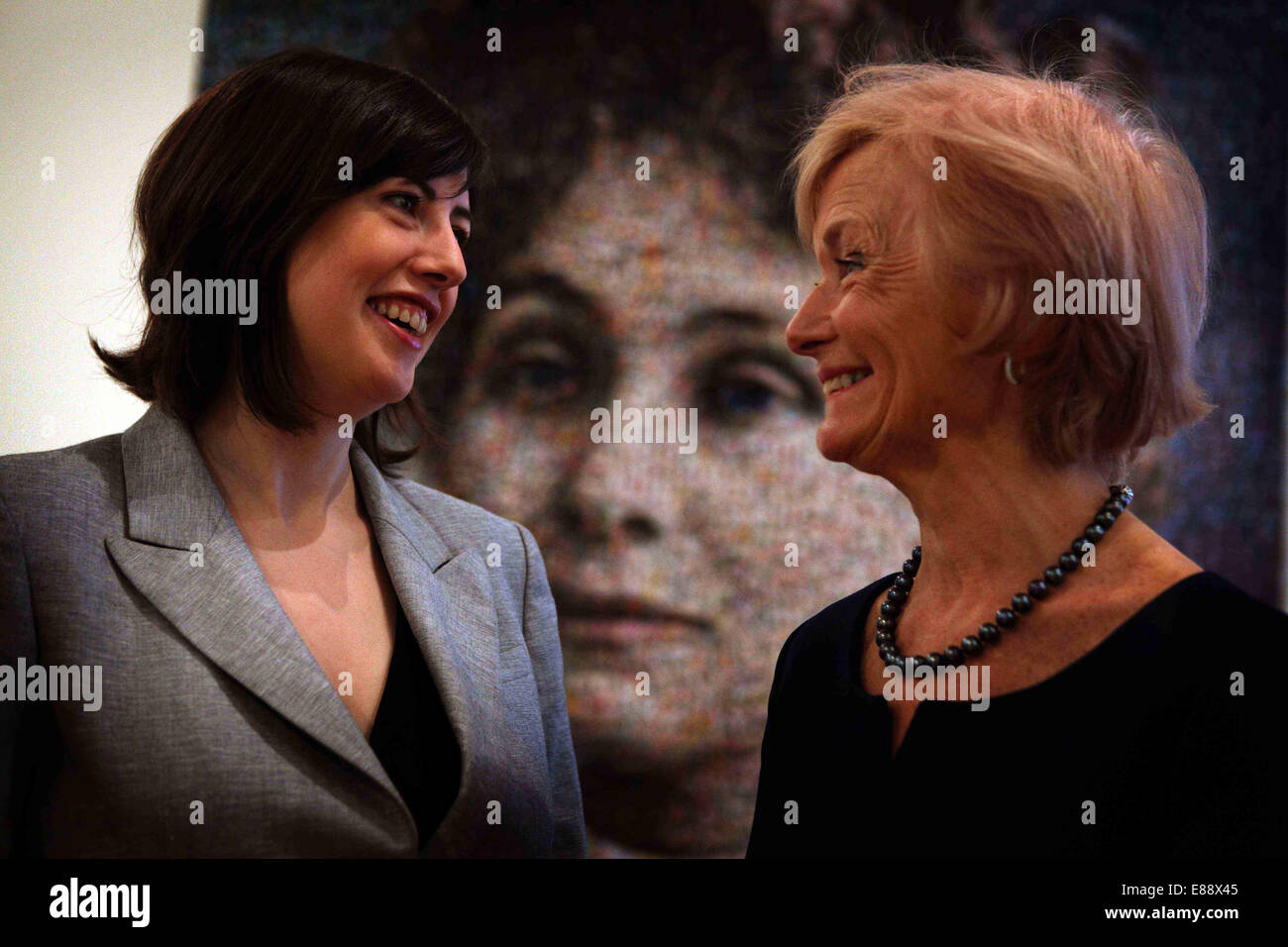Lucy Powell and Glenys Kinnock Stock Photo
