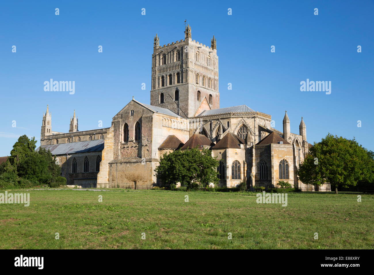 Tewkesbury Abbey, Tewkesbury, Gloucestershire, England, United Kingdom