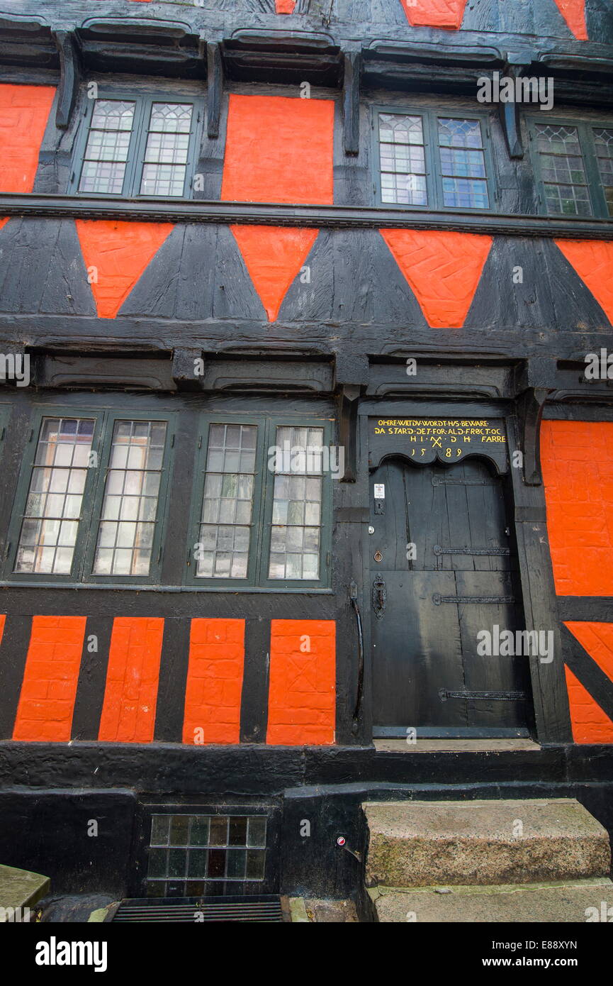 Traditional house in Kolding, Denmark, Scandinavia, Europe Stock Photo