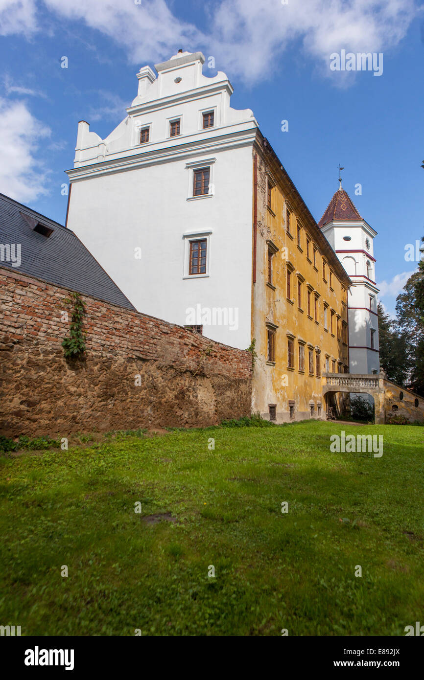 Radim Chateau, Czech Republic Renaissance Castle Stock Photo