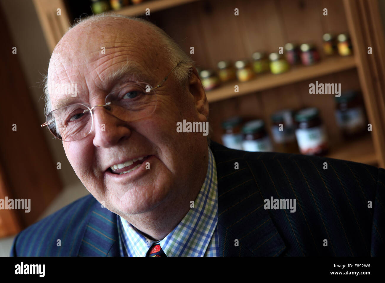 Tony Duerr at the F Duerr & Sons jam factory in Wythenshawe Stock Photo