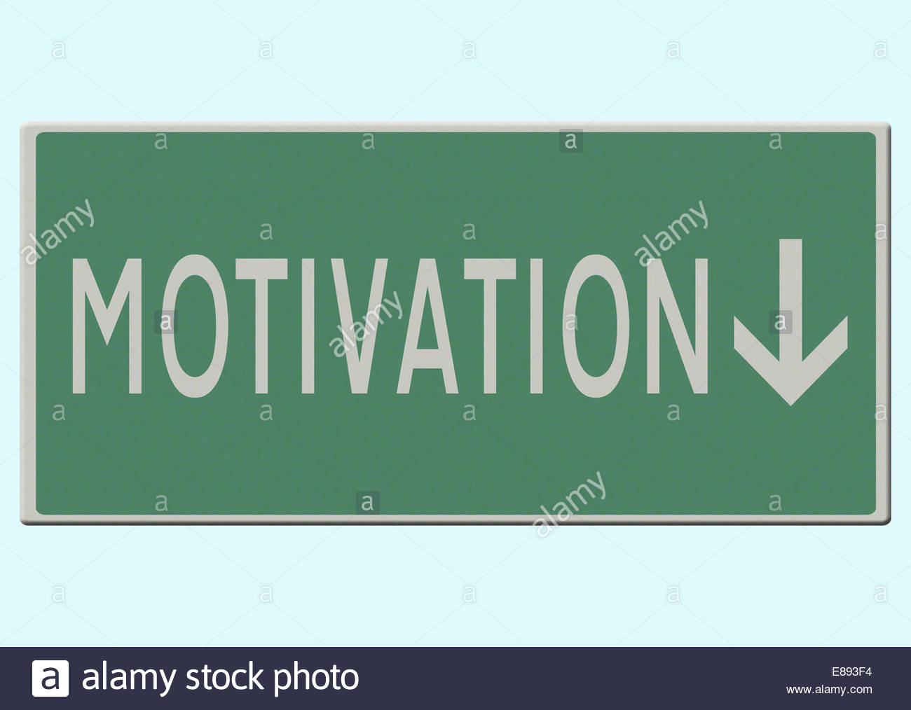 Digital illustration - Sign low motivation Stock Photo: 73959064 - Alamy