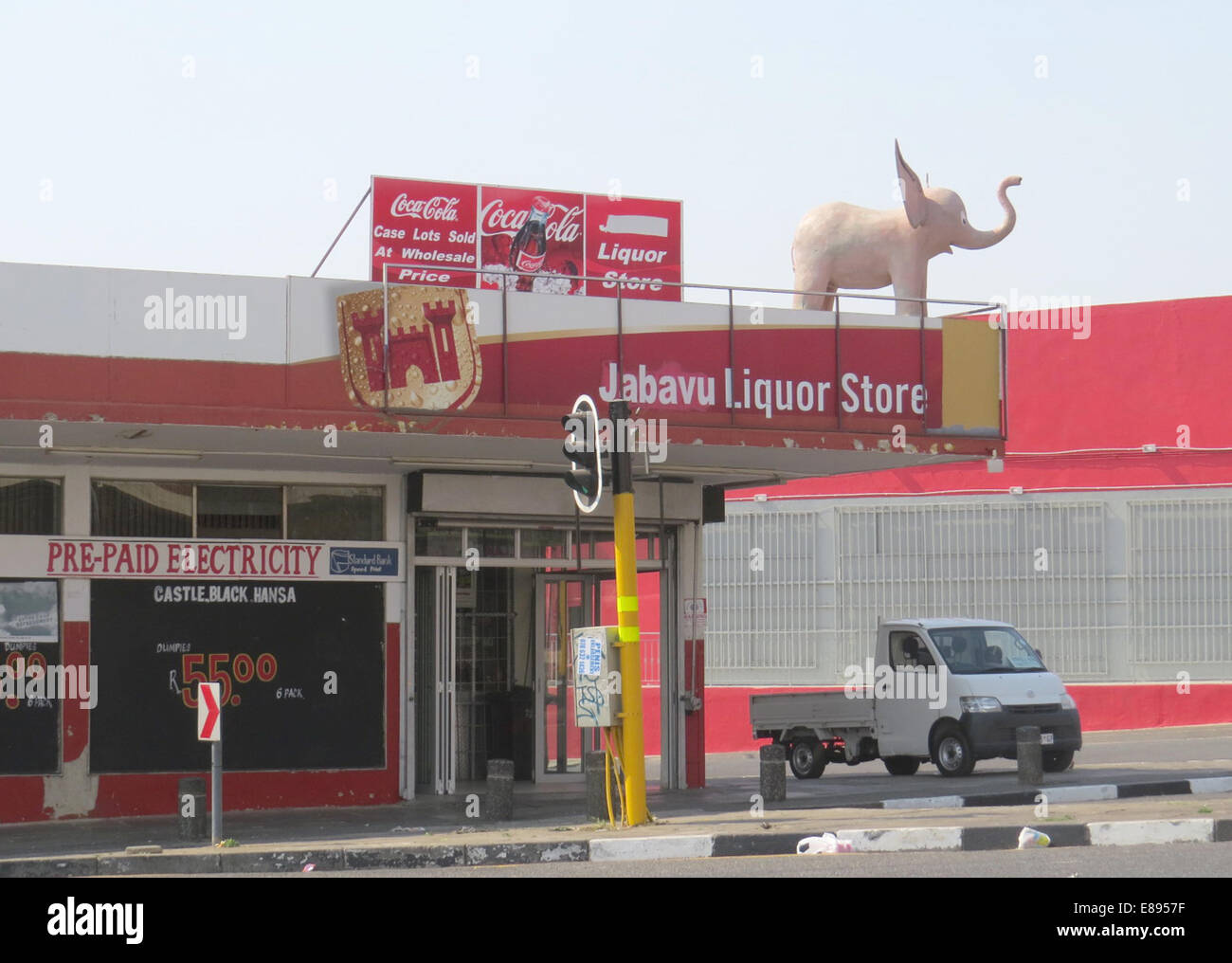 JOHANNESBURG, South Africa. Street scene. Photo Tony Gale Stock Photo