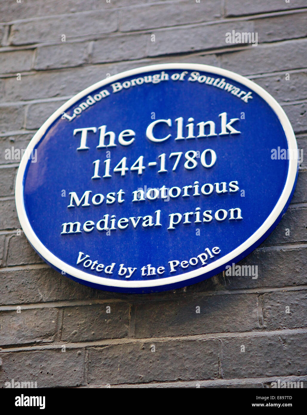 The Clink Medieval Prison, London, England, United Kingdom, Europe Stock Photo