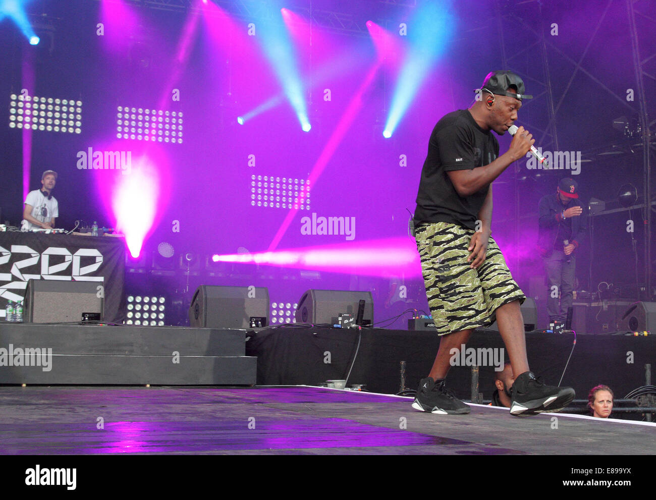 Birmingham, UK. Dizzee Rascal performing live at the Fusion Festival ...
