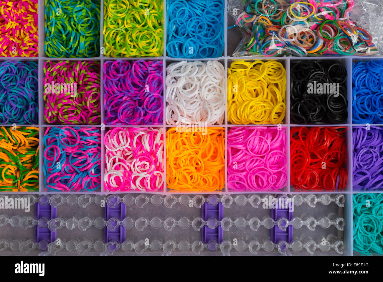 Loom bands make hi-res stock photography and images - Alamy