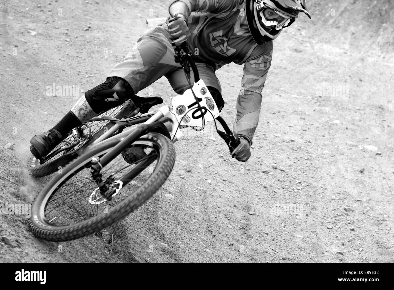 4X Four Cross Competition Fort William June 2014 - Rider Unknown Stock Photo