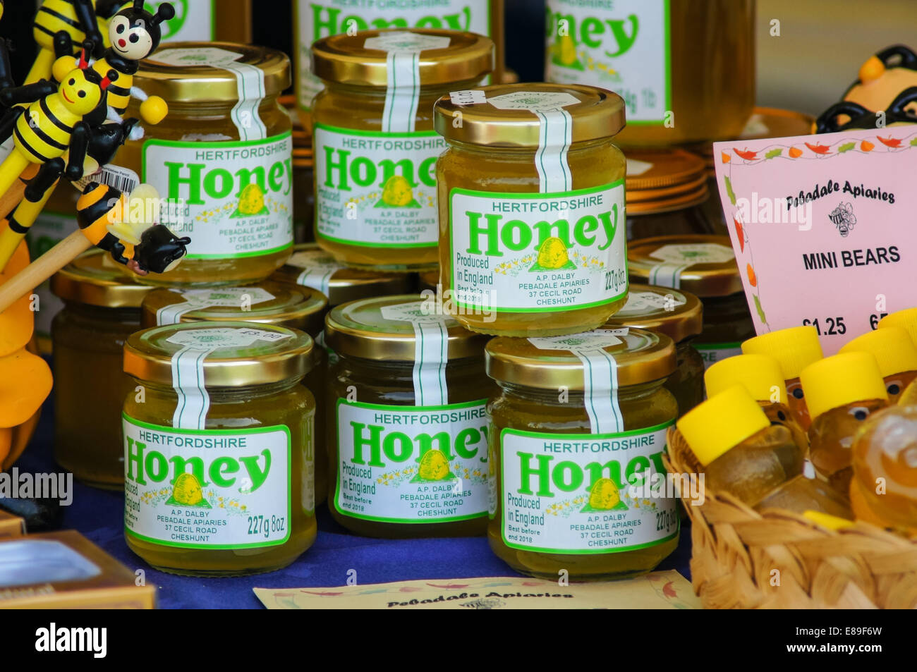 Hertfordshire honey Stock Photo