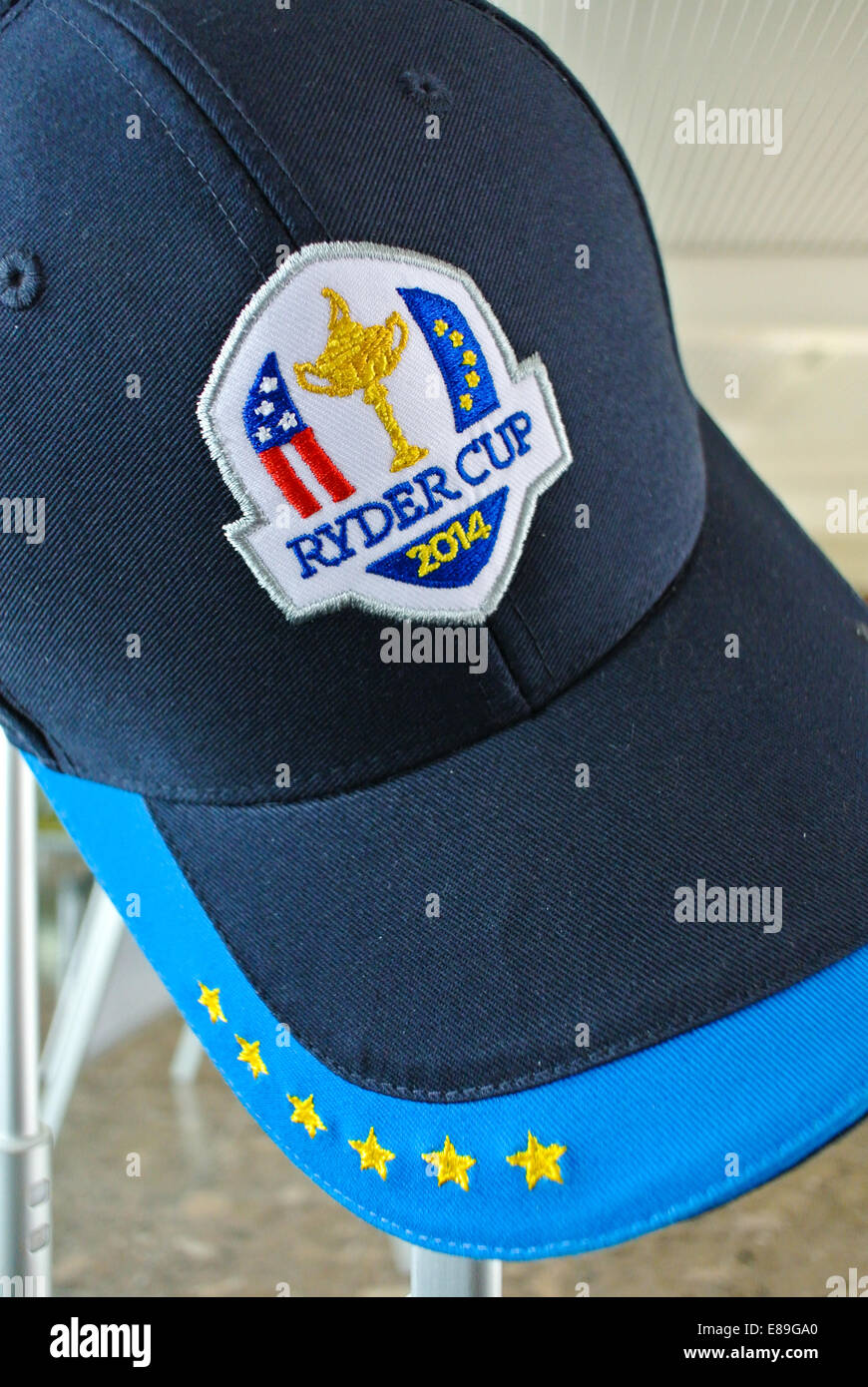 Ryder Cup cap at Gleneagles 2014 Stock Photo Alamy