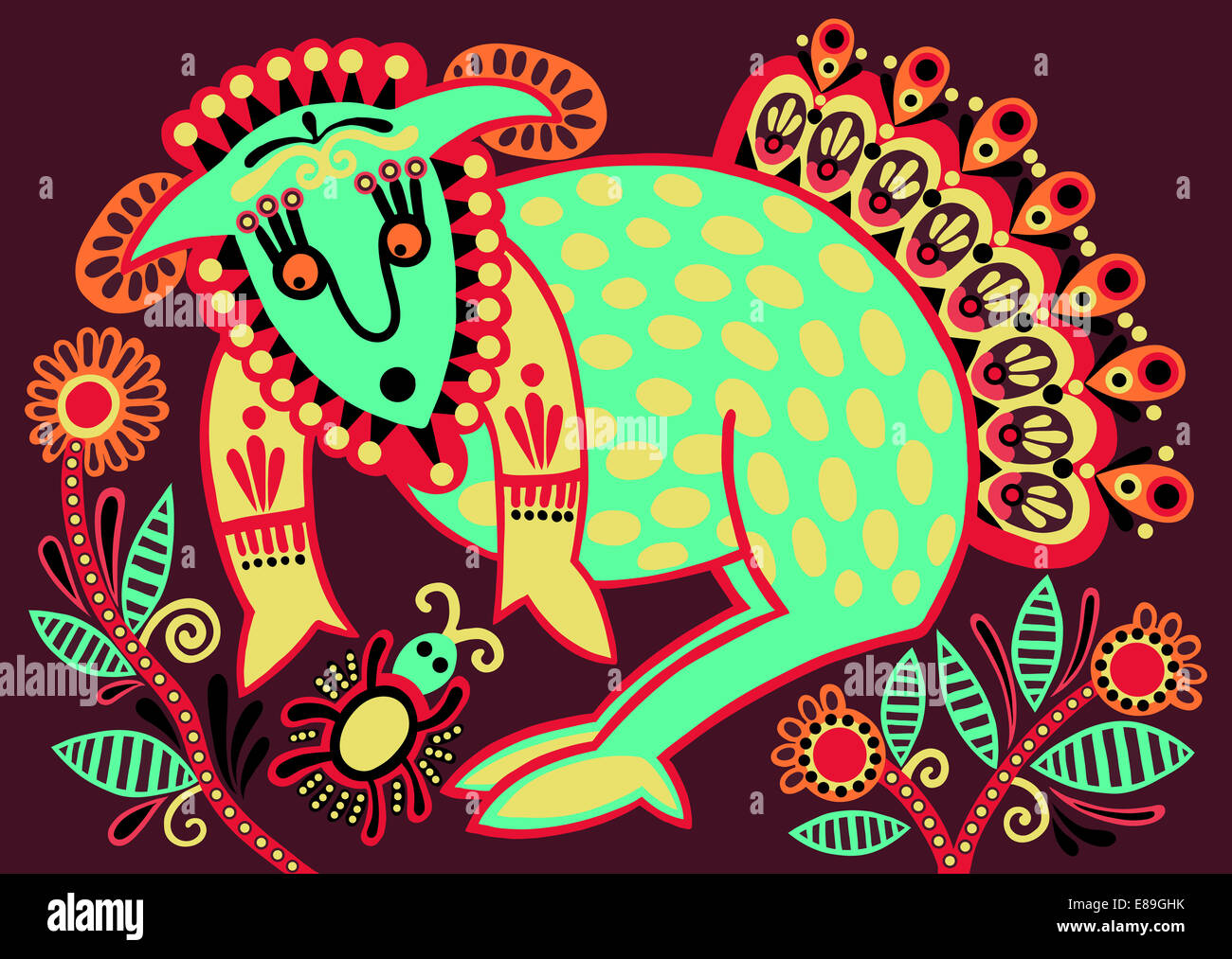 Cute animal illustrat hi-res stock photography and images - Alamy