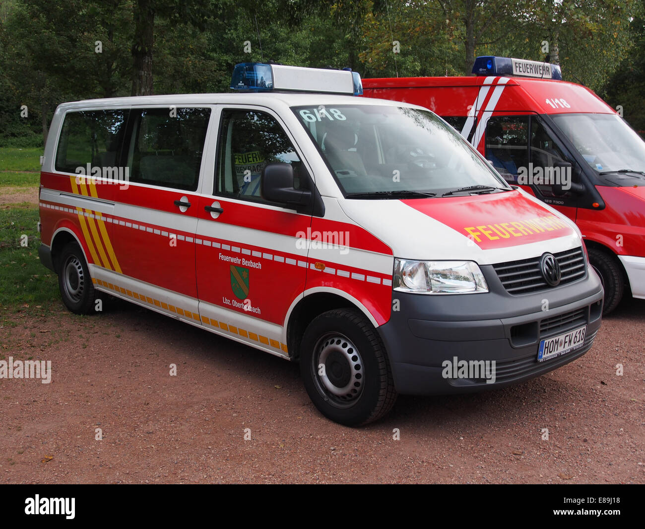 Volkswagen, Feuerwehr Bexbach, Lbz Oberbexbach, Unit 6-18, Grenzlandmeisterschaften 2014, bild 1 Stock Photo