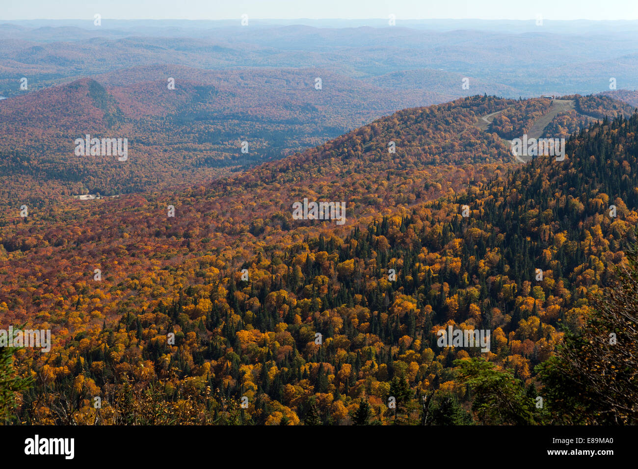 Mont Tremblant indian summer Stock Photo