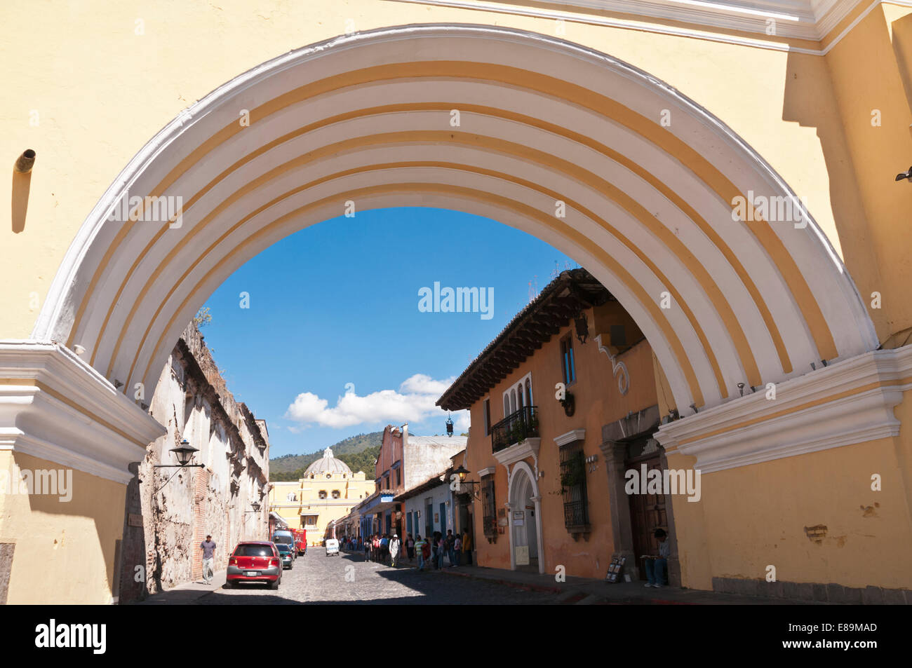 Santa Catalina Arch Arco De Santa Catalina Antigua Guatemala Stock 