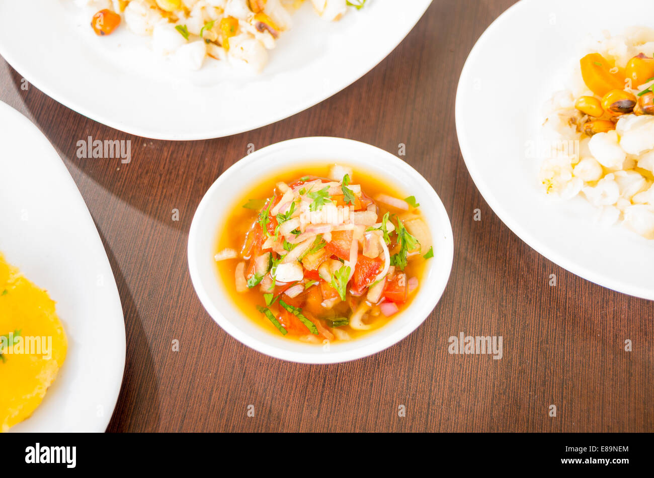 agrio sauce for traditional ecuadorian plates Stock Photo Alamy