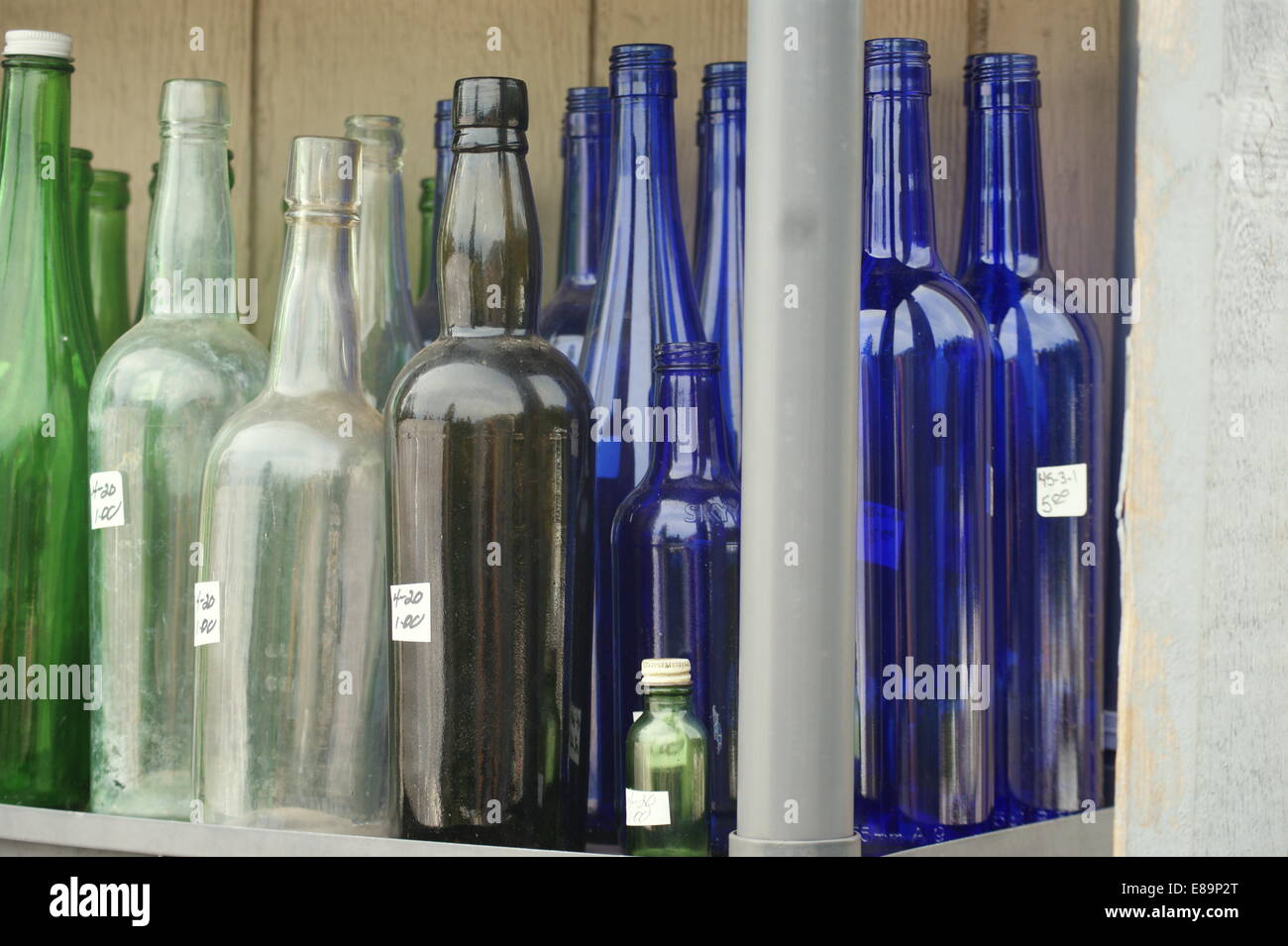 WINE BOTTLES Stock Photo