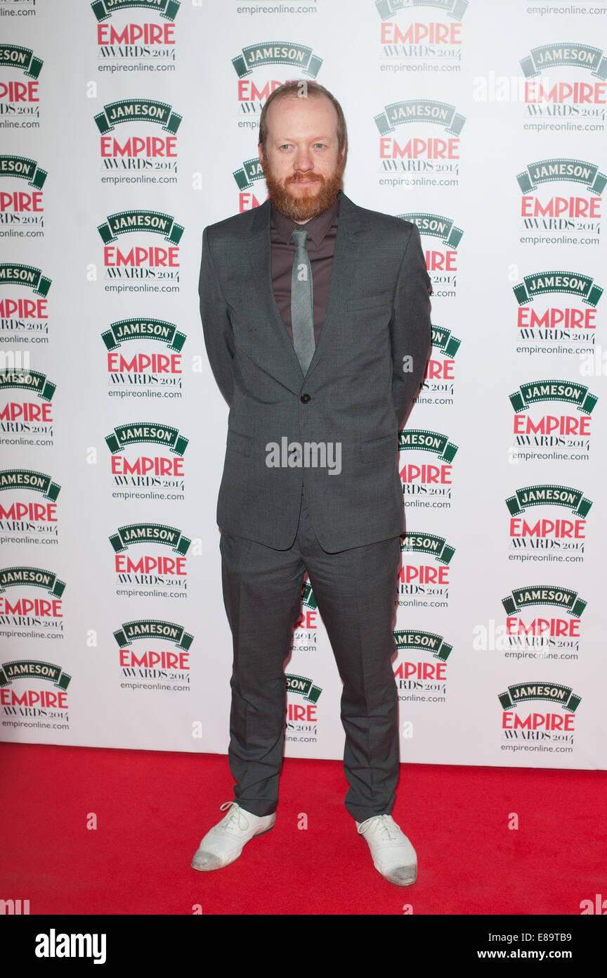 Jameson Empire Awards 2014 held at The Grosvenor House - Arrivals.  Featuring: Steve Oram Where: London, United Kingdom When: 30 Mar 2014 Stock Photo