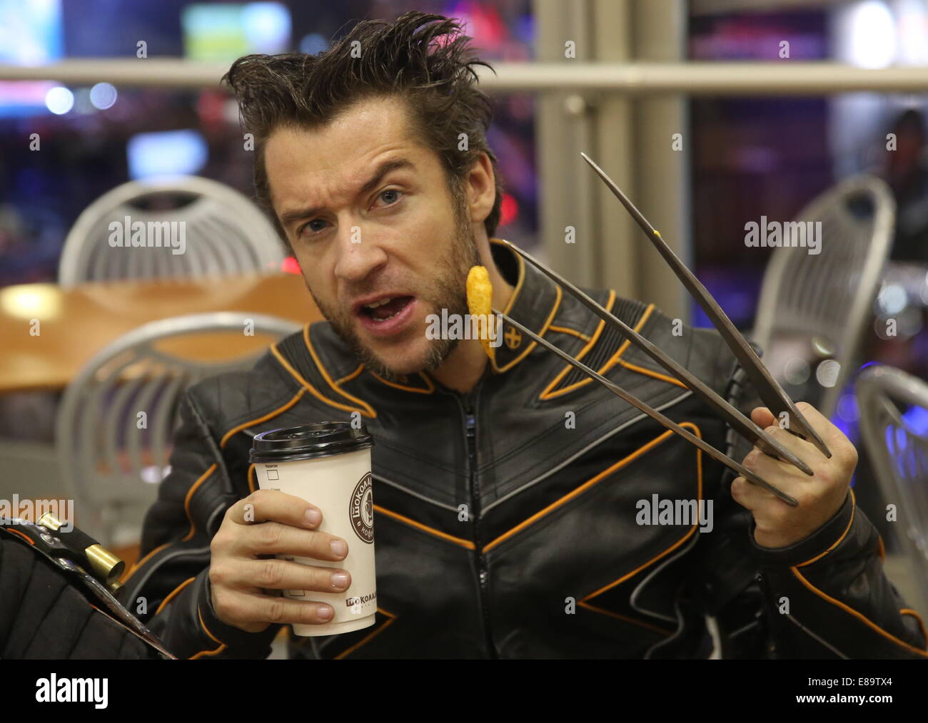 Wolverine Costume Stock Photos Wolverine Costume Stock