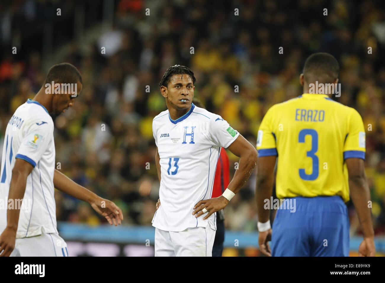 Carlo Costly of Honduras. Honduras v Ecuador FIFA World Cup Brazil