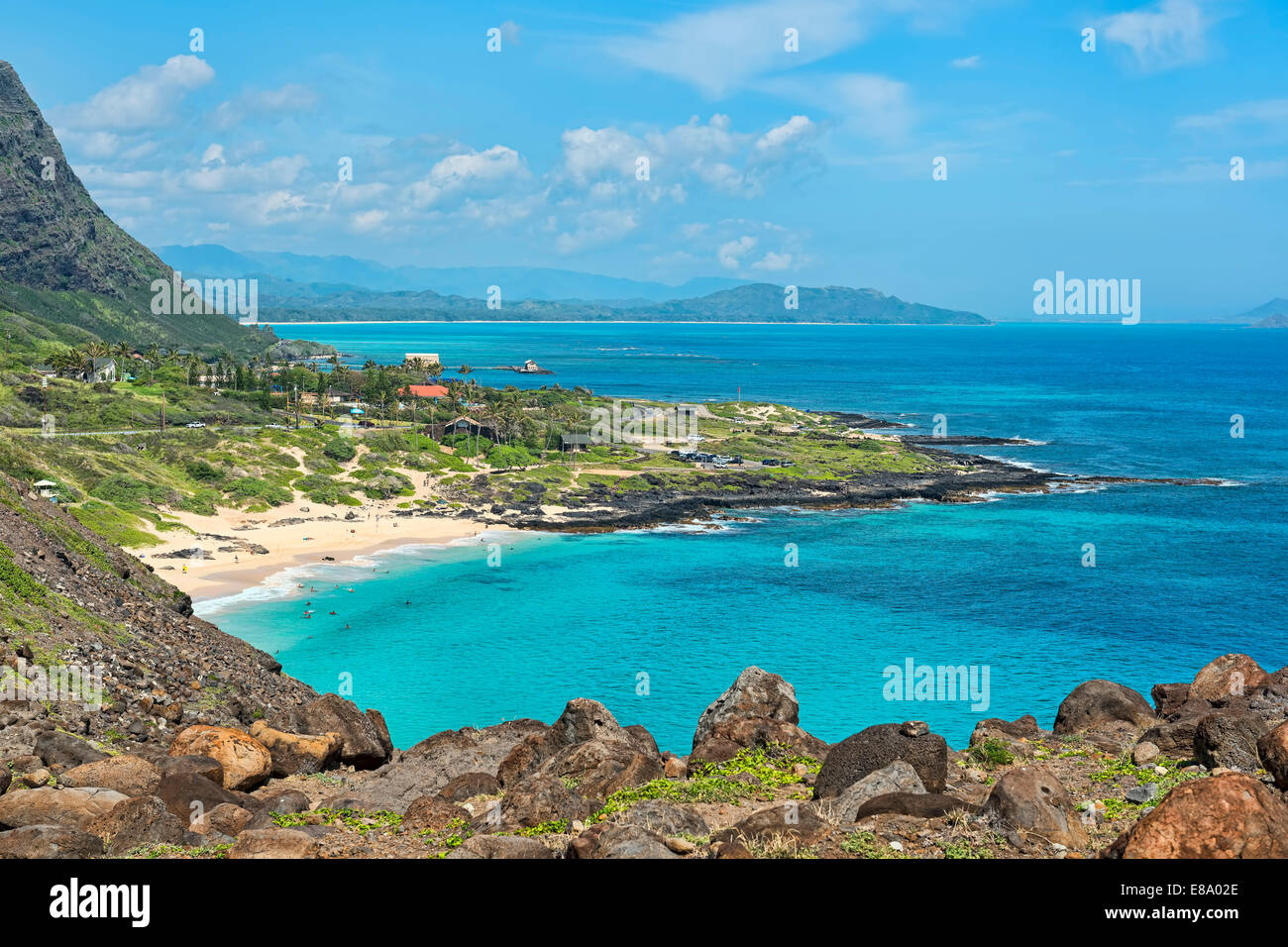 East coast of O&#39;ahu, Hawaii, United States Stock Photo