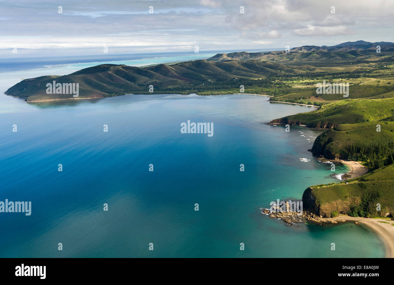 Bay La Baie des Tortues, Bourail, Grande Terre, New Caledonia Stock