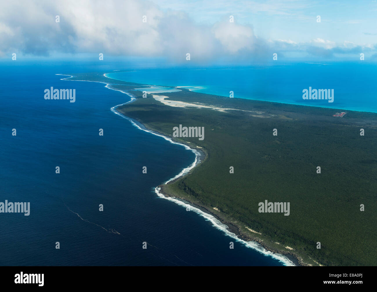 Coastline, Ouvea island, New Caledonia Stock Photo