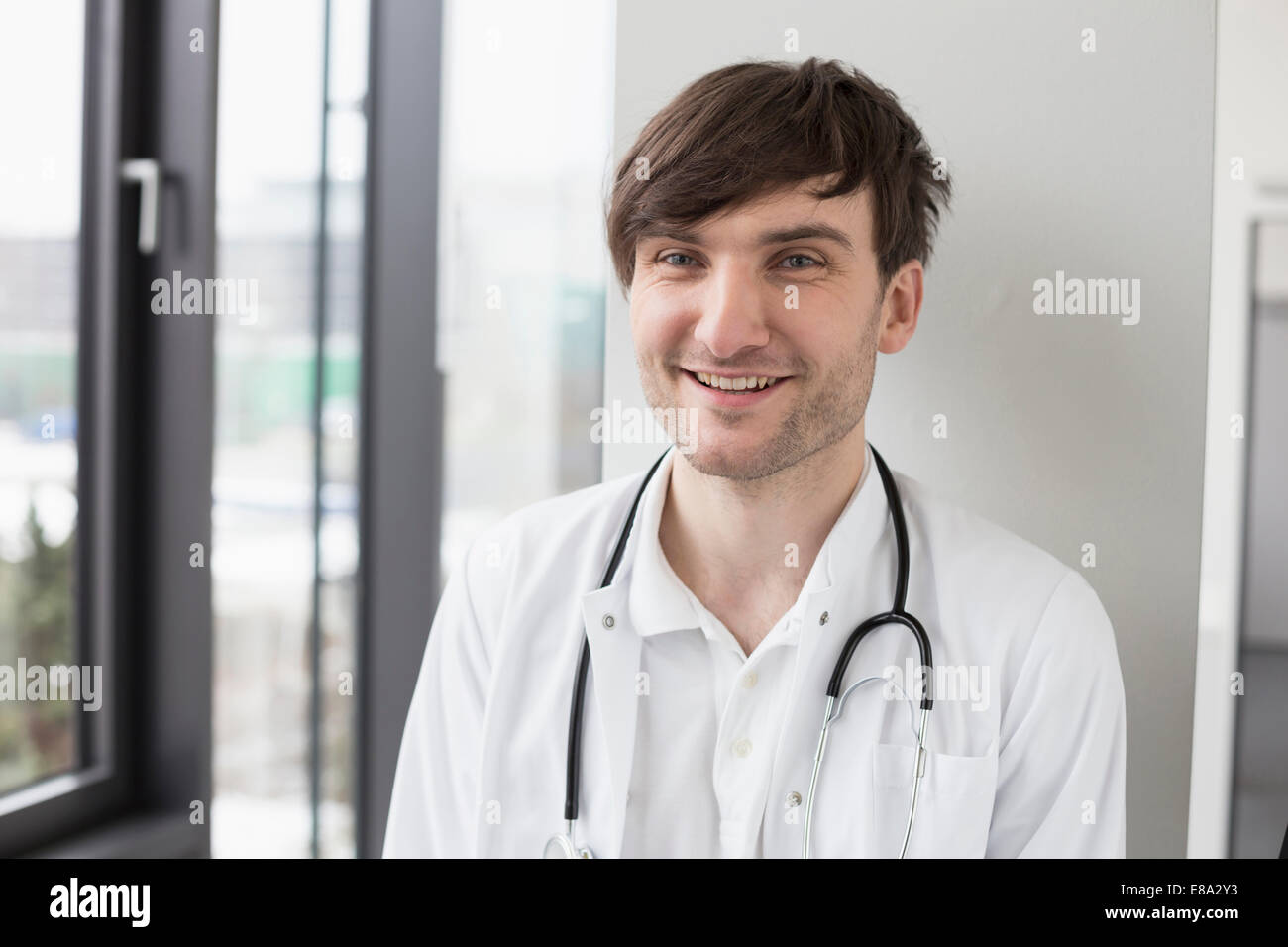 Doctor smiling, portrait Stock Photo - Alamy
