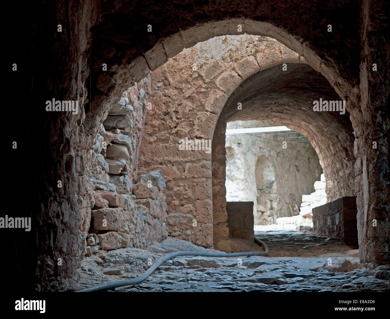 The unoccupied upper town on the island of Monemvasia Stock Photo Alamy